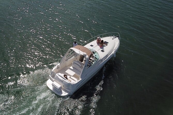 2-hour Private Sunset Cruise on a luxury yacht in Cancun Bay 25P18 - What the two hours look like on the water