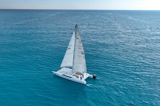 2 in 1 Catamaran to Isla Mujeres Tour from Cancun with Open Bar - From Playa Tortugas to Isla Mujeres: the ride’s big advantage