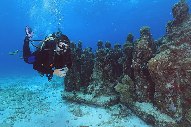 2 Tanks Dives Cancun Underwater Museum for Certified Divers - Cancun’s two-tank plan: MUSA first, reef second