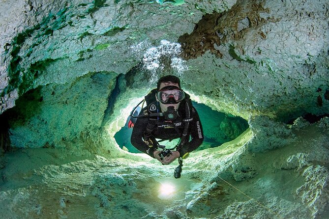 3 Cenote Dives - Casa & Dos Ojos - Casa Cenote: your first sinkhole check-in