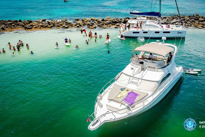 3 Hour Xpu-Ha - 51' Sea Ray Tulum, Playa del Carmen, Riviera Maya - Xpuha Stop: Safety Brief, Water Time, and a Top-Platform Jump Option