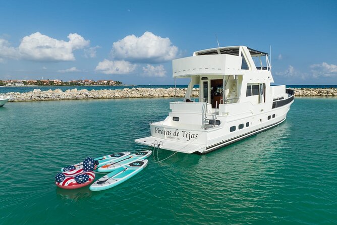 4 Hour - 72' Bruce Roberts, Tulum, Playa del Carmen, Riviera Maya - Water Time: Snorkeling or Paddle Boards When Conditions Allow