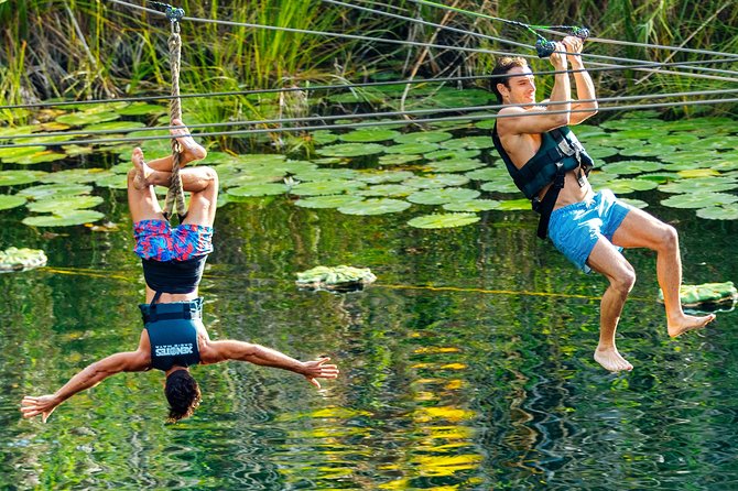 4-in-1 Cenote Tour Guided Experience with Breakfast, Lunch & Wine - Iik’ (Wind) Cenote: Zip Lines and a 7-Meter Cliff Jump Option