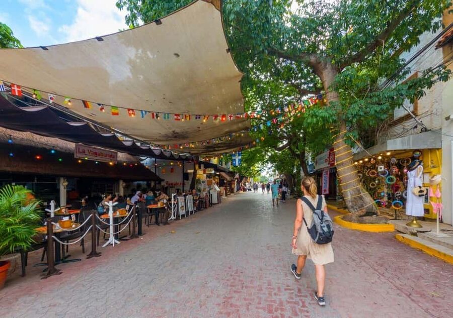 4X1 Tour: Coba and Tulum Ruins, Cenote and Playa del Carmen - Playa del Carmen 5th Avenue: The End-Of-Day Stroll (Conditional Stop)