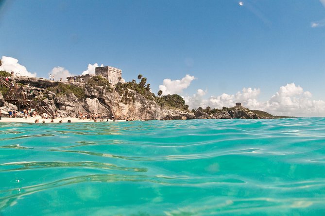 4X1 VIP Tulum, Coba, Cenote and Playa del Carmen Tour - Chikin Ha cenote swim and meal break