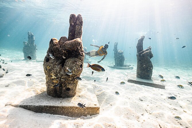 5-in-1 Cancun Snorkeling Tour with Sea Life & Transport Included - Stop 4: the shipwreck scene with coral, fish, and clear water
