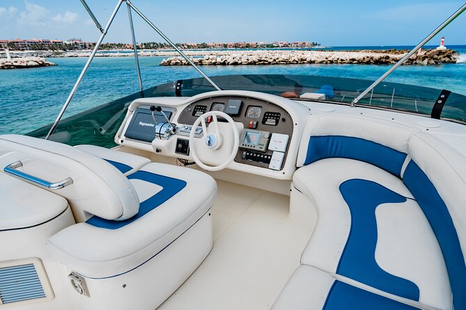 5H private 50' Yacht All-Inclusive from Tulum & Playa del Carmen - Snorkel at In-Ha: sea turtles, clear water, and an optional no-swim plan