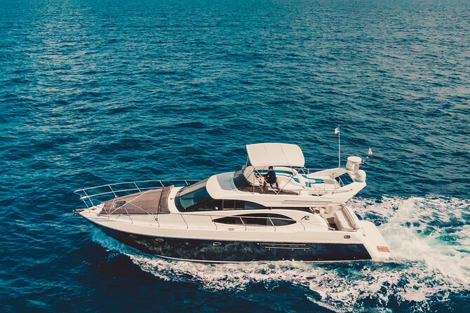 8-Hour Private 50' Azimut 2-Stop Tour to Cozumel Beach w/Food, Drinks & Snorkel - Stop 1 at Playa Palancar: snorkeling first, lunch on your schedule