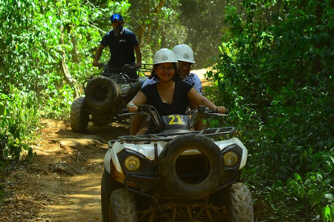 Action-packed Cancun ATV tour, Ziplines, Cenote, Lunch and More - ATV jungle circuit: fun, bumpy, and sometimes intense