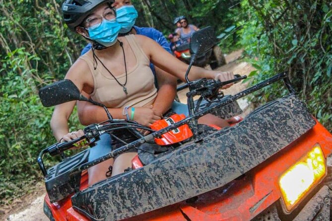 Adrenaline Tour with ATV, Ziplines and Cenote from Cancun - Cenote swim: the cool-down that can look different than photos