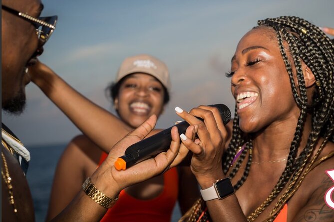 Adults only Hip Hop Sessions Boat Party Cancun - The Swim Stop and Choppy-Water Reality Check