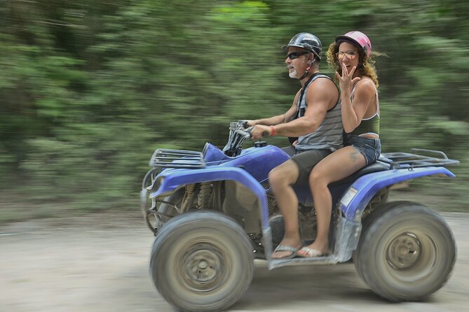 Adventure in ATV, Cenote swimming, snack & transportation - How the cenote swimming actually feels, cool water and cave time
