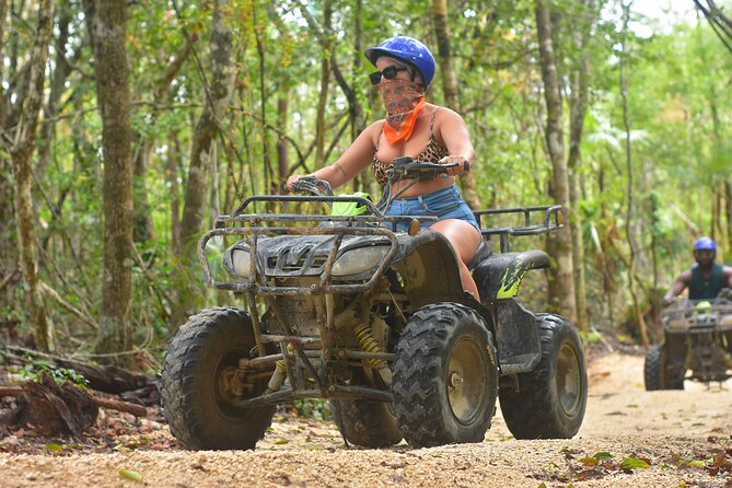 Adventure in the Mayan Jungle with ATV and Zip Line in Tulum - Zip Line Circuit Over the Jungle Canopy, plus the Evolution 1 km line