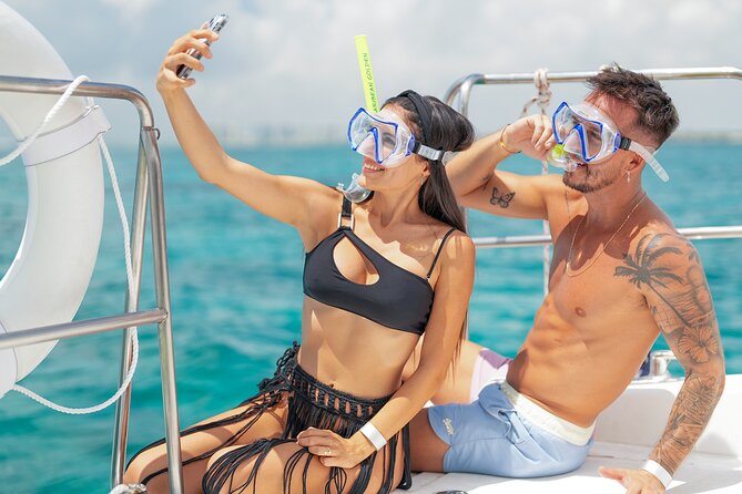 All Inclusive Isla Mujeres Catamaran - North Beach and Playa Norte: quick water time at one of the Caribbean’s most photographed spots