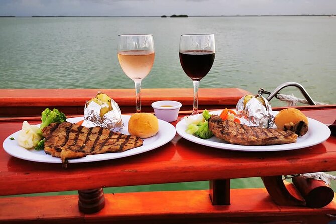 Amazing Romantic Dinner on a Spanish Galeon with Saxophone Music - Nichupte Lagoon on a Spanish galleon at sunset