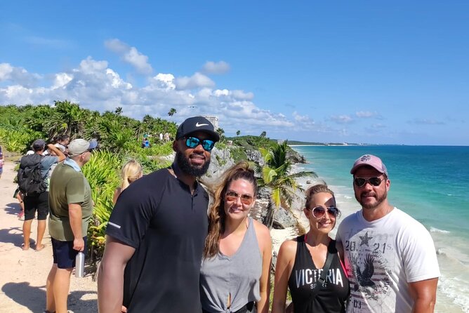 Archeological Guided Walking Tour in Tulum - The first big view: limestone walls and a seaport position