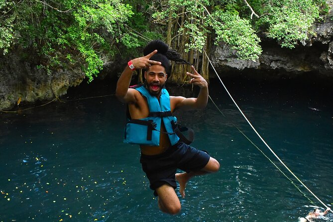 ATV Adventure, Interactive Bridges, Ziplines, Cenote and Lunch - Ziplines, canopy trees, and interactive bridges