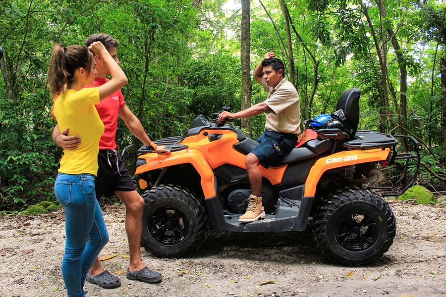 ATV Adventure to Jade Cavern Double - Safety Gear, License Rules, and Automatic Tandems