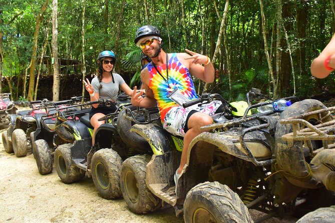 ATV Adventure with Ziplines & Cenote from Playa del Carmen - Pickup in Playa del Carmen, Then the Long Ride to the Park