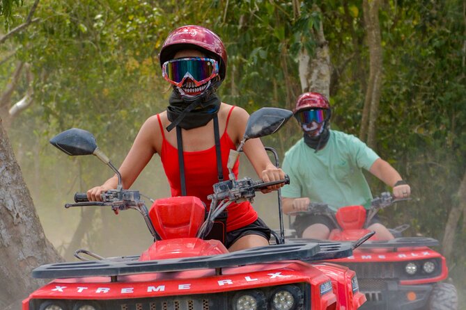 Atv and Cenote All Terrain - The ancient Mayan coral cave drive: the surreal in-between moment