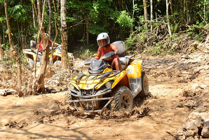 ATV Extreme and Snorkel Combo Tour from Cancun - Yal-ku Lagoon snorkel stop on the Caribbean coast