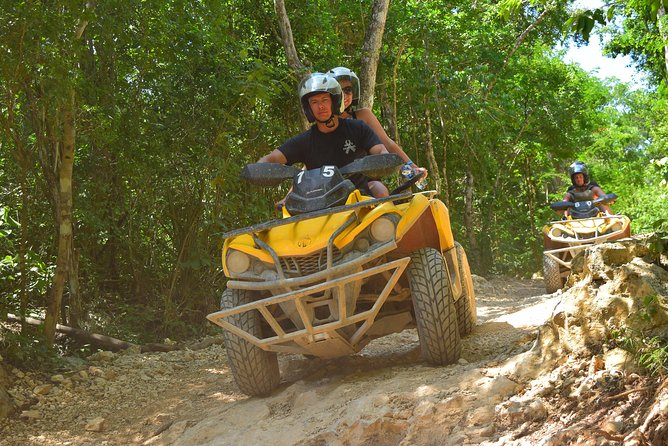 ATV Single & Zip Line from Cancun - Cenote Jump and Underground River Time: The Water Part That Makes It Worth It