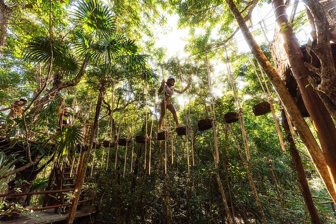ATV, Zipline and Cenote at Extreme Adventuring with Tulum Pickup - Cenote Verde Lucero on La Ruta de los Cenotes