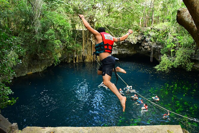 ATV Zipline Cenote Adventure from Playa del Carmen - Cenote Verde Lucero swim: sacred water, practical expectations