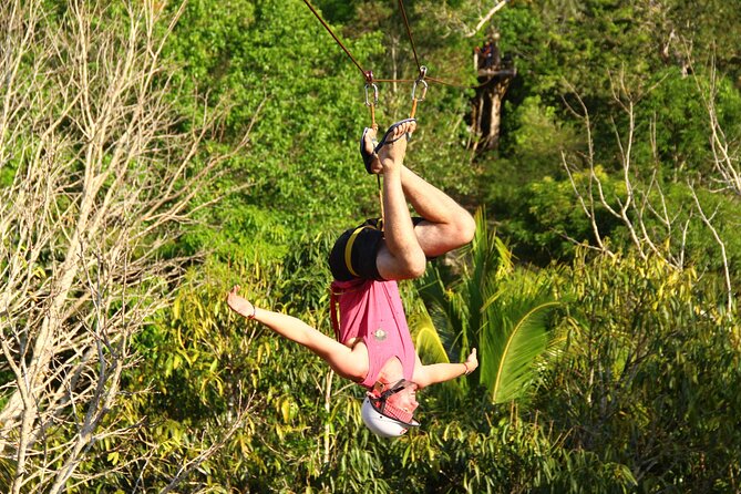 ATV, Ziplines & Cenote. Lunch & Tequila Tasting Included - Cenote cool-down in a limestone cave system: jump, zip, or stairs