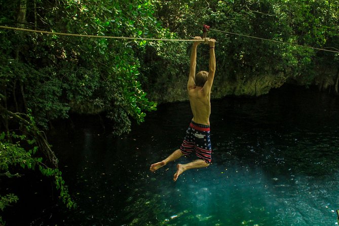 ATV, Ziplines & Cenote with Transportation - Zip-lines and interactive bridges: fast, high, and very rule-based