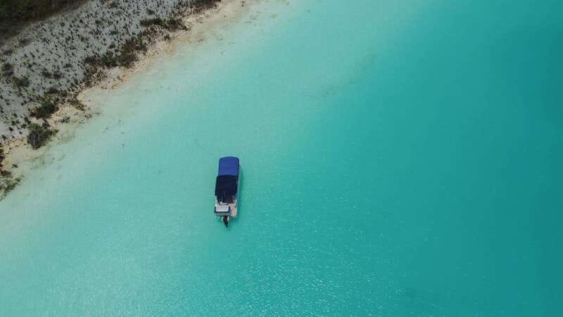 Bacalar: 3-hr Pontoon Boat Tour with Beach Club + Kayaks - Cenote Esmeralda: Your First Freshwater Swim Moment