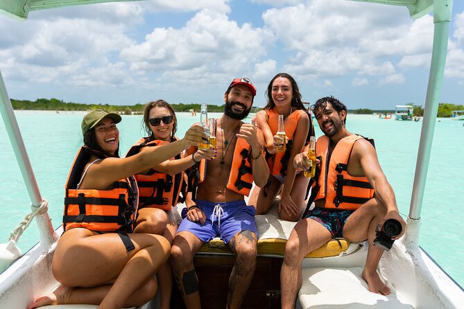 Bacalar Boat Tour and Visit to Cenotes - Drinks, snacks, and the small comforts that make the trip better
