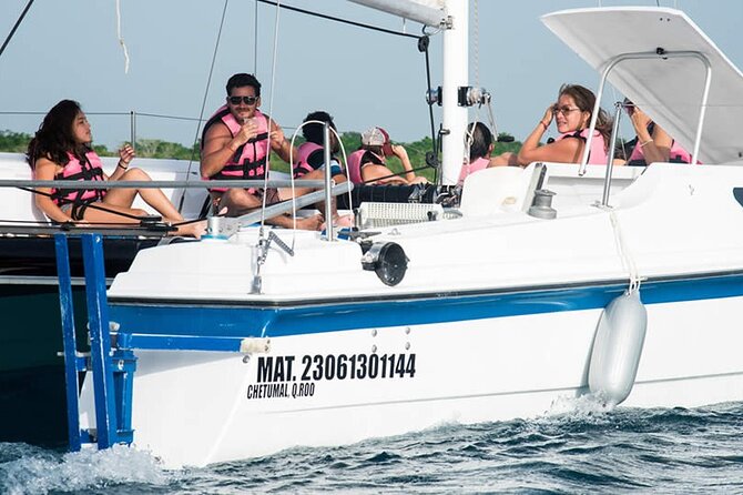Bacalar Lagoon Private Catamaran Lunch and Drinks from Costa Maya - From Costa Maya port to Bacalar marina in A/C comfort