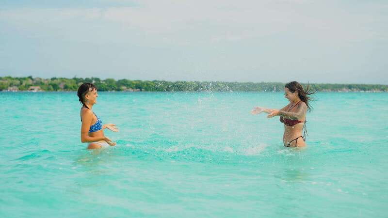 Bacalar Lagoon Sightseeing Boat Tour with Open Bar & Snack - Pirate’s Channel: where the afternoon starts and the first swim hits