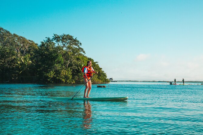 Bacalar Sunrise Stand Up Paddleboard Tour with Breakfast & Photos - Stop 3: Balneario Ecológico and the protected-nature feeling
