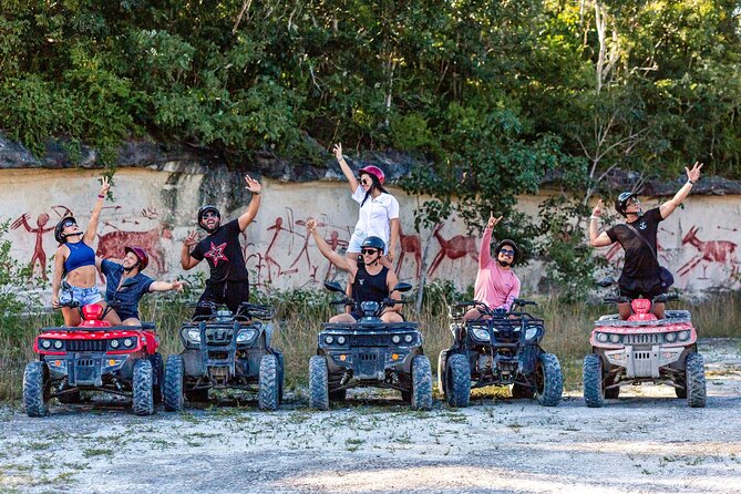 Best Cozumel ATV Jungle Tour + Jade Cavern + Beach + Locker - San Francisco Beach Club for 2 hours: pool, beach, and a locker