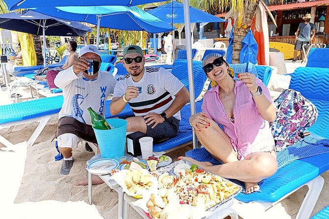 Best Cozumel Beach Day Pass + Food + Drinks San Francisco Beach - What’s actually included with the $75 meal-and-drinks pass