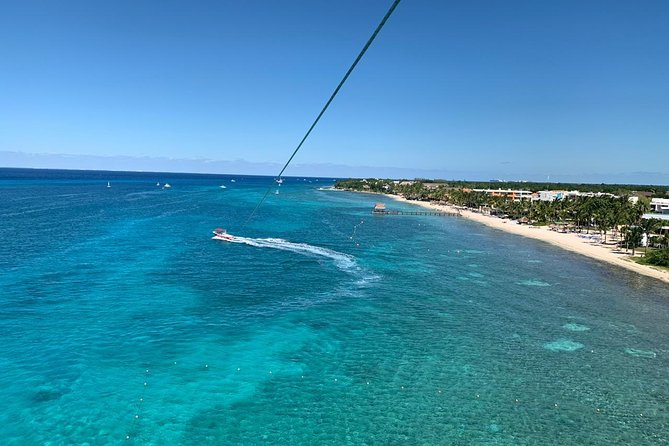 Best Parasailing Cozumel + Locker - The Price: $80 for 15 minutes, plus real add-ons