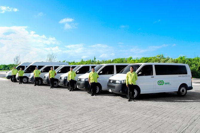Black Luxury Van WiFi arrivals aboard from Cancun Airport - Finding Your Name-Sign Team After Immigration (So You Do Not Get Swept Up)