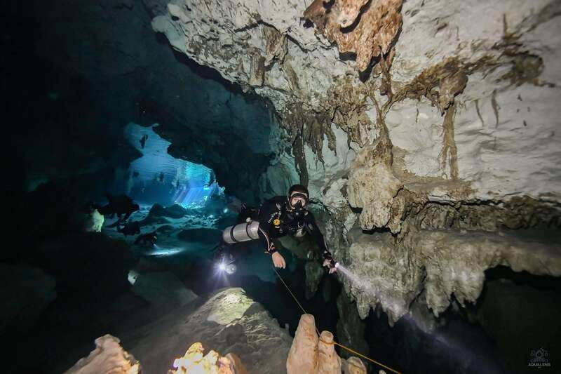 Cancun 2 Cenote Dives: The Pit & Dos Ojos - Certified Divers - Cenote El Pit: your first 45-minute underwater session