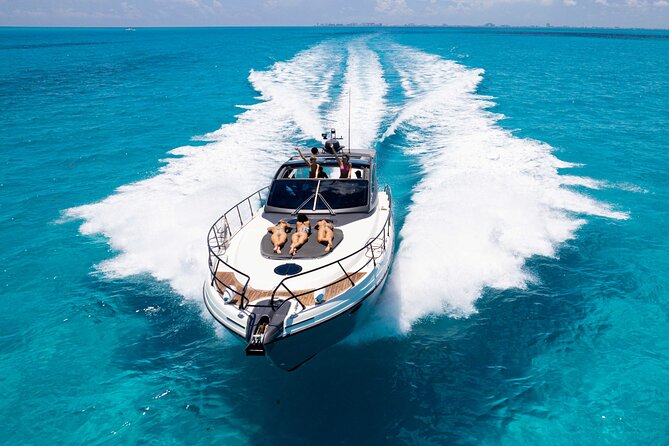Cancun: 4-Hour All Inclusive Luxury Yacht – 50' Cranchi - Your 4-Hour Route: Punta Sam Meets Cancun, Then Isla Mujeres