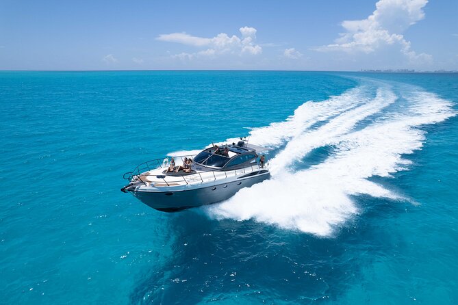 Cancun All Inclusive: Coast & Fun 9h on 50' Cranchi - Price for Up to 8, and the Extra Fees You Should Plan For
