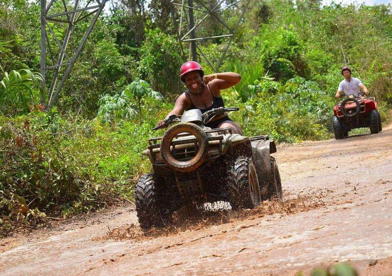 Cancun: Amazing Horseback Riding Tour, Cenote, Zipline & ATV - Horseback riding through jungle trails, with real weight limits