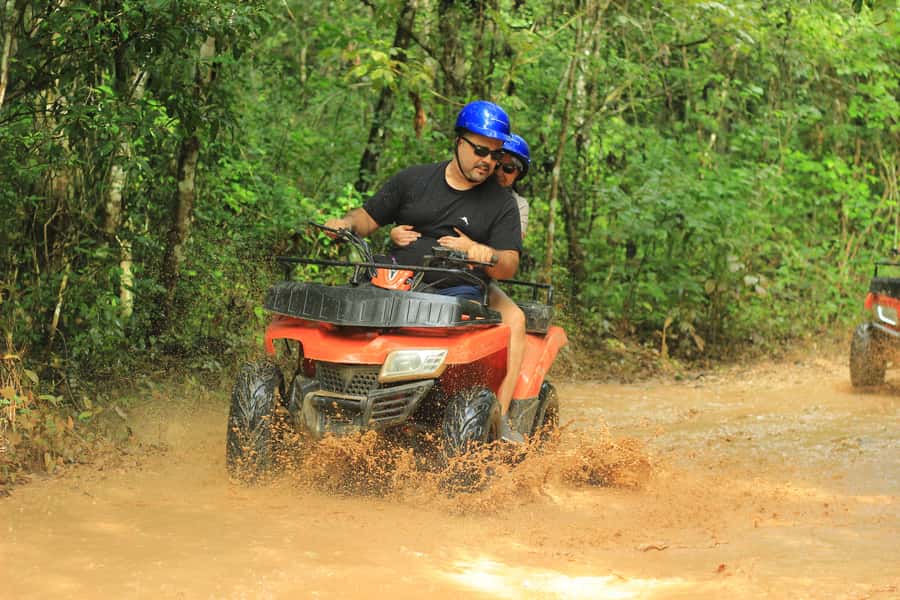 Cancún: ATV, Zipline, and Cenote Adventure with Lunch - Lunch with the group: included, simple, and usually fast
