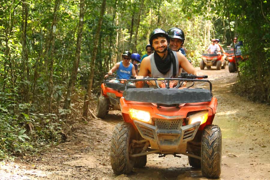 Cancún: ATV, Zipline, and Cenote Adventure with Lunch - ATV through the Mayan jungle: fun, fast, and worth prepping for