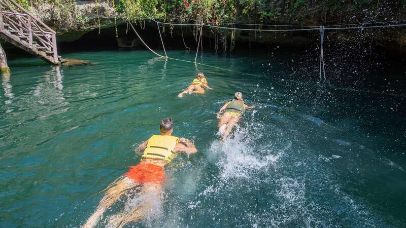 Cancun: ATV, Ziplines and Cenote Adventure in the Jungle - ATV in the jungle: the bumpy, muddy part you should plan for