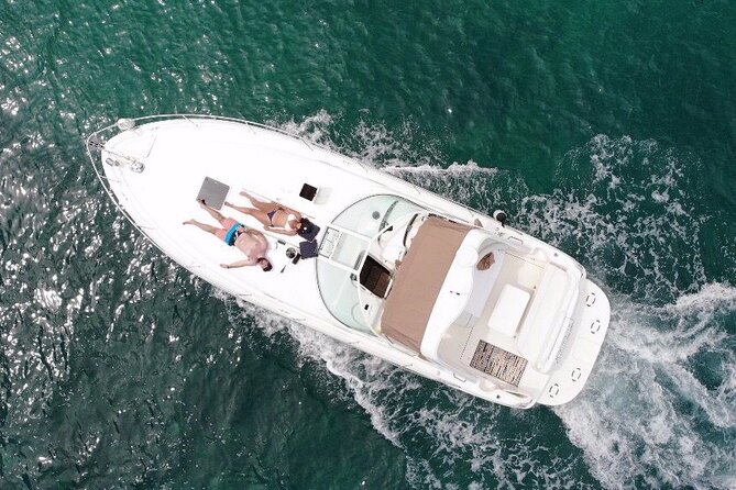 Cancun Bay Private 2-Hour on a Luxury Yacht - Cancun Bay from a 38-foot yacht: what makes this cruise feel special