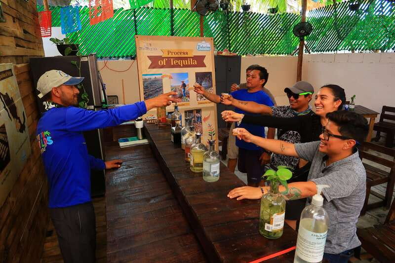 Cancún: Beachside Tacos & Town Tour with tequila tasing - Free Time in Puerto Morelos Main Square: Shopping and Easy Wandering