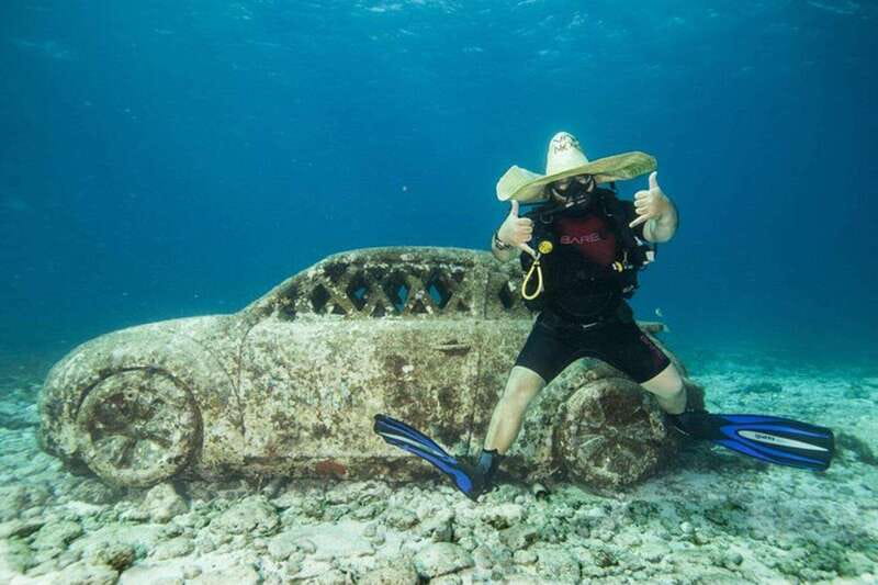 Cancun: Beginner Scuba Diving at Underwater Museum - Sotavento marina meet-up at Coconut Divers