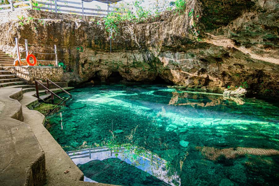 Cancun: Cenotes El Retoño entrance with transportation, lunch, and guided tour. - Getting to El Retoño: the van ride that sets expectations